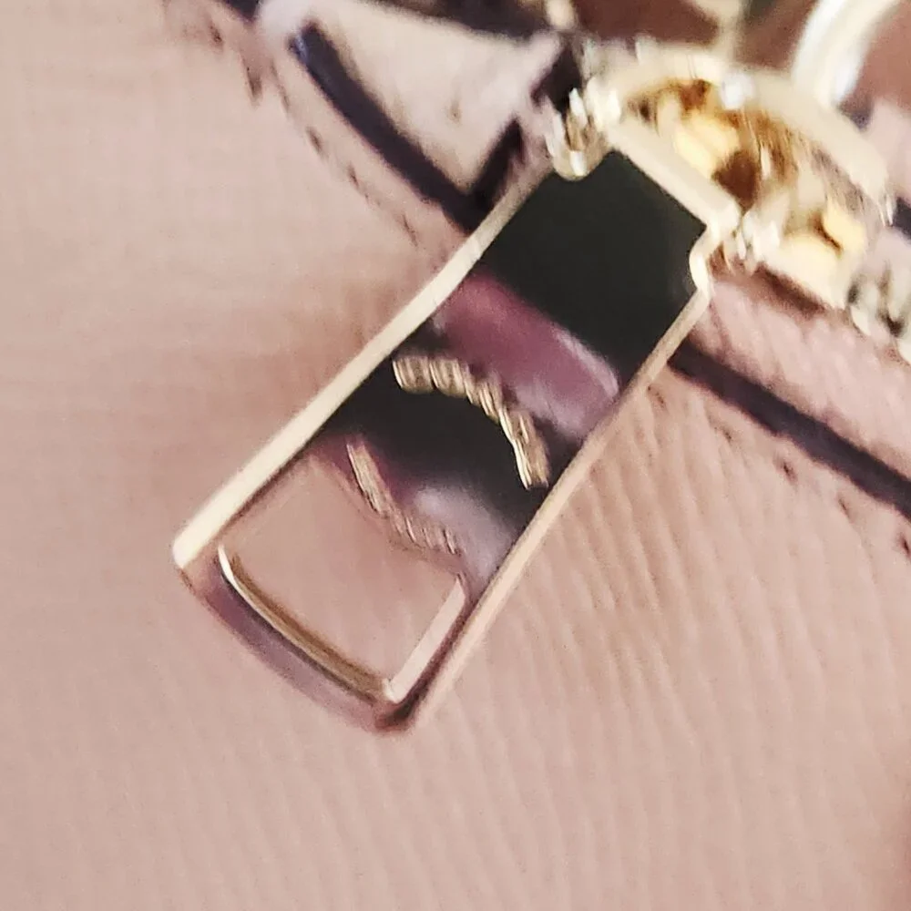 Like New Coach Mini Brooke Blush Leather Shoulder Bag Purse - Picture 13 of 17